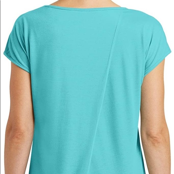 District made drapey short sleeve tee.  Black. - Picture 2 of 7